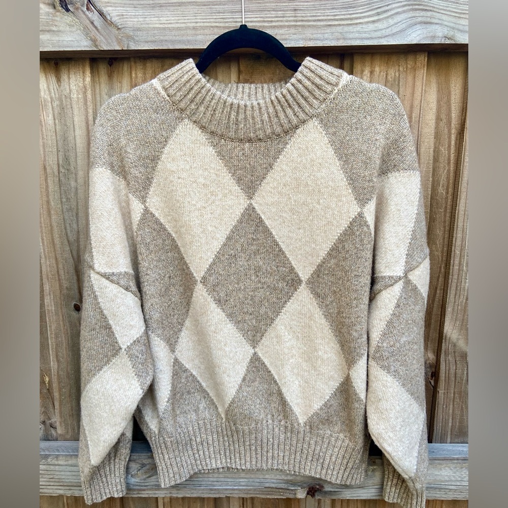 Pringle of Scotland x H&M Argyle Sweater Size Large